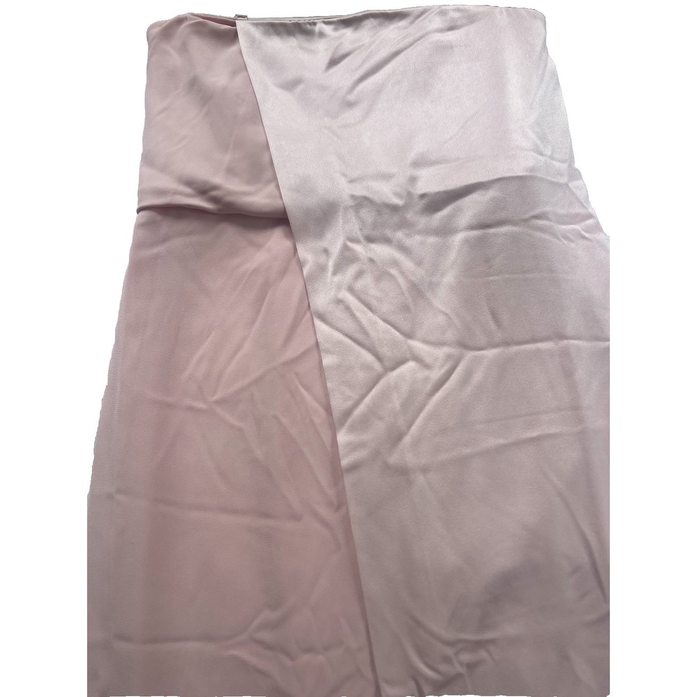 NWT Halston Heritage 'Barely‎ Pink' Strapless Gown with Silk Overlay Size 10 - Picture 2 of 15